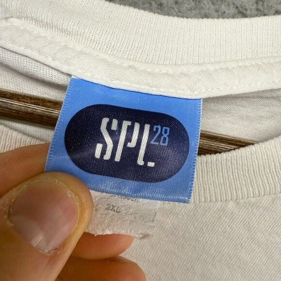 Vintage Michigan State Basketball Shirt Men's 2xl White Boxy March Madness Y2k - Picture 9 of 14